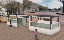 涼しいレストスペース