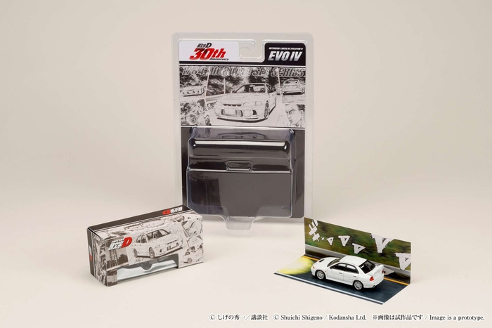 1/64 Mitsubishi Lancer RS Evolution IV / 頭文字D 岩城 清次 VS 藤原 拓海 1