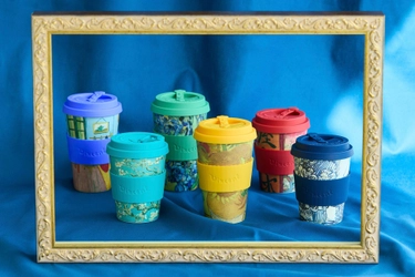 【絵画を持ち歩こう！】ひまわりやアイリスなど ゴッホの名画がプリントされたEcoffee Cup「ヴァン・ゴッホコレクション」が新素材になって再登場！
