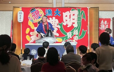 マグロ解体ショーの様子（2026年1月撮影）