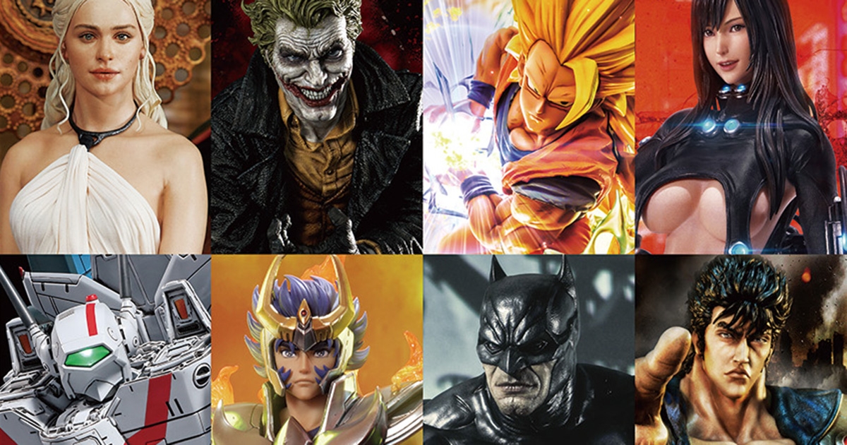 人気アニメ・ゲーム・コミックのキャラクターの高精密大型フィギュアがもりだくさん!プライム1スタジオ製スタチューのベストセレクションが新宿に一挙集結!