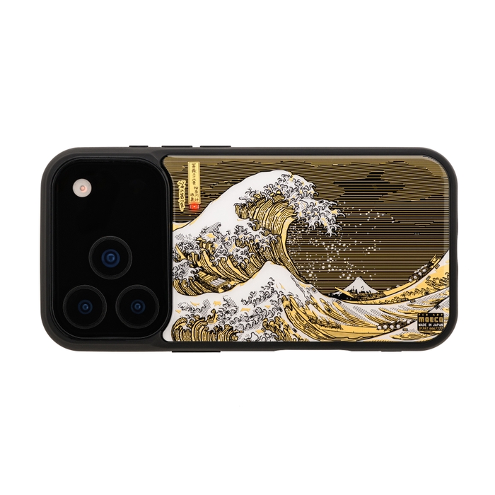 FLASH 神奈川沖浪裏 基板アート iPhone 17 Proケース