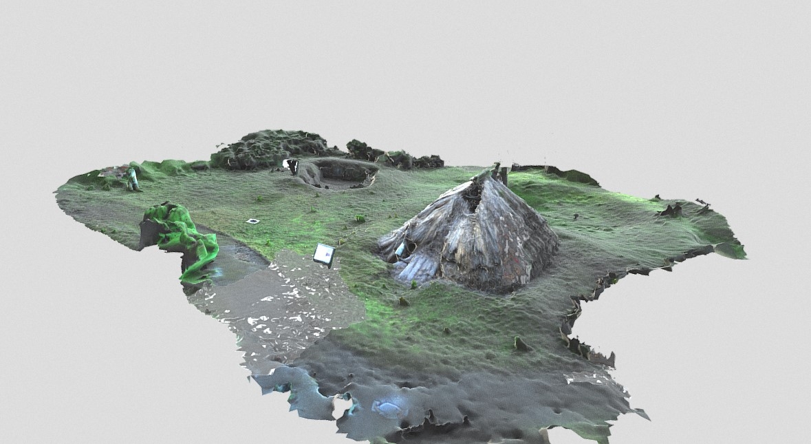 ところ遺跡の森 擦文時代復元住居(4号住居)をSketchfabで公開しました