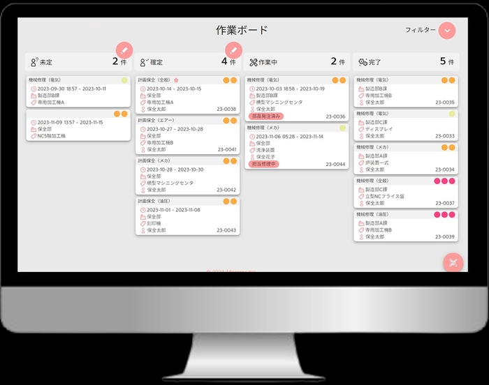 作業ボードPC