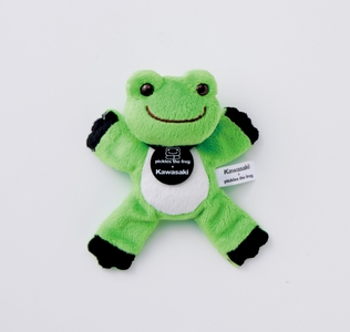 ●カワサキ×かえるのピクルス　マグネットマスコット（GRN）￥1,760（税込）/全長約10㎝