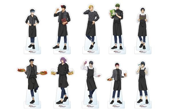 ・GiGO コラボカフェ 黒子のバスケ ビッグアクリルスタンド~アメリカンダイナーver.~(全10種)各1,650円(税込)