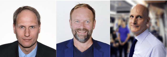 左から ライフ・トラーナ 駐シンガポール大使, アーネ・シェティル・リアン Innovation Norway シンガポール代表、レナード・ストルネス NBAS代表