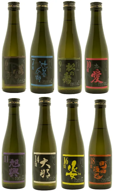 酵母違い日本酒8種