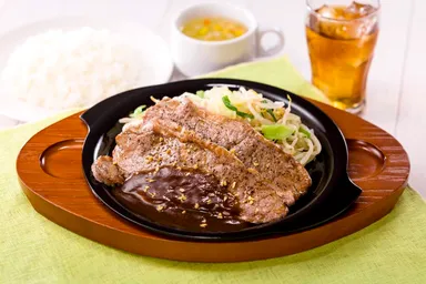 サーロイングリル 薄切り仕立て 黒にんにくソース(2枚)