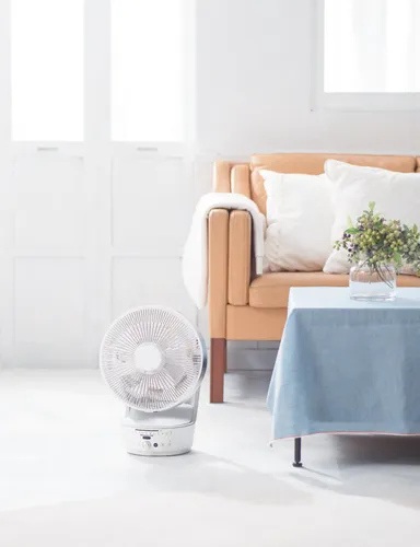 クレベリンLED搭載サーキュレーター　使用イメージ