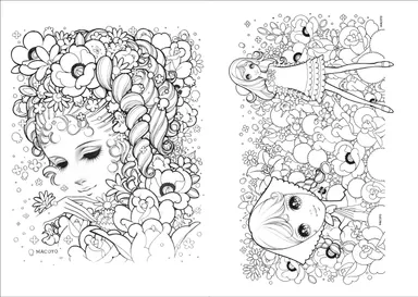 ぬり絵サンプル(2)