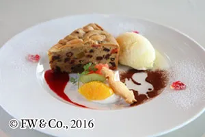 ナトキン(TM)が集めた木の実で作ったダンディケーキ