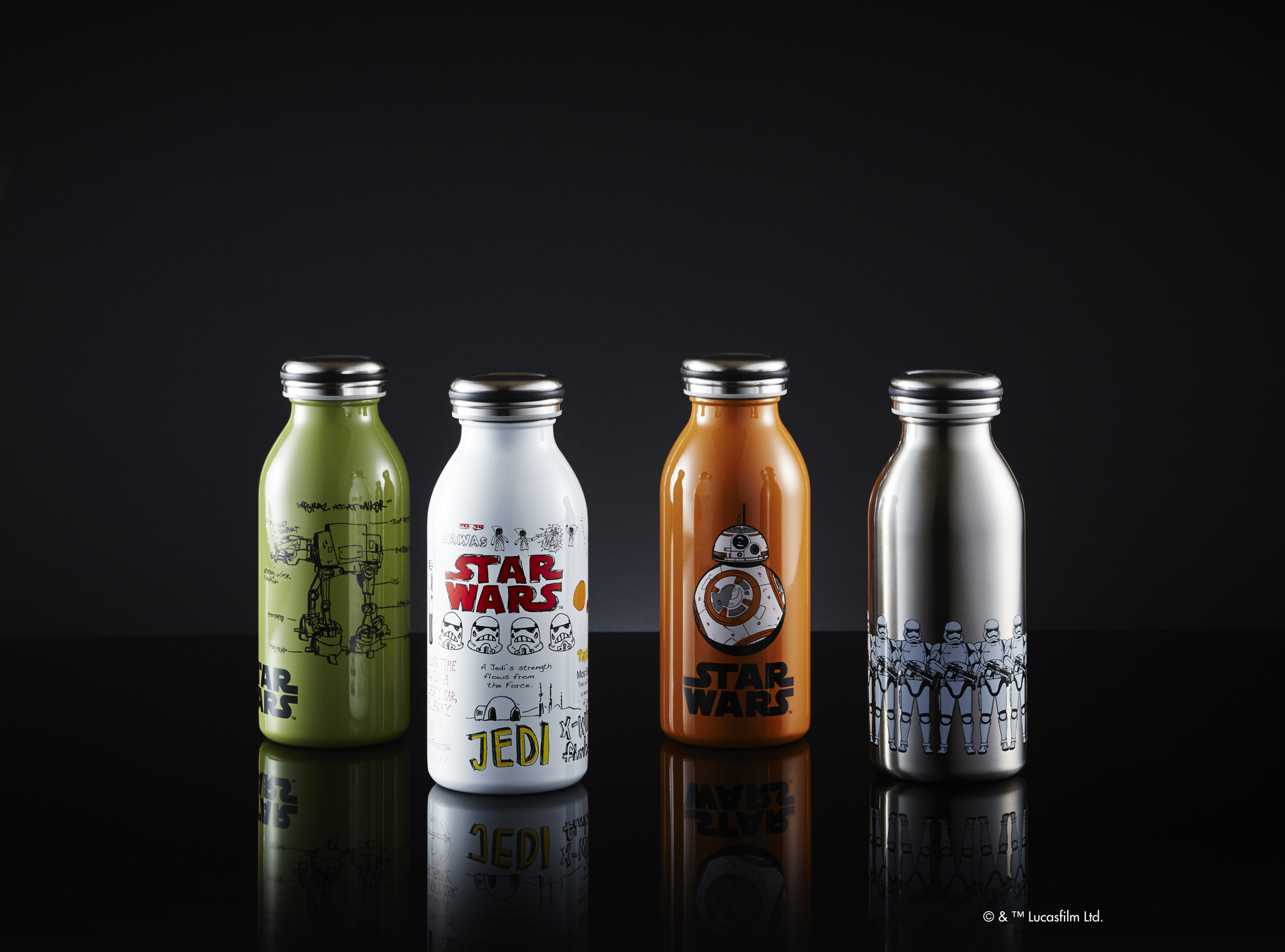 宇宙のような深いスター ウォーズの世界が広がる スター ウォーズ デザインボトル ４種類発売 株式会社ドウシシャのプレスリリース