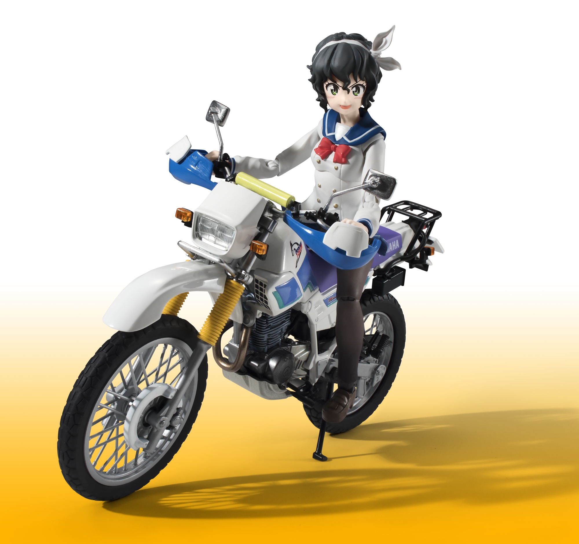 日常系バイクアニメ ばくおん より天野恩紗 あまの おんさ と愛車 Serow225wが立体化 株式会社バンダイ ネット戦略室のプレスリリース