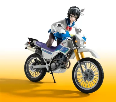 S.H.Figuarts 天野恩紗(制服)＆SEROW225W(2) ※画像はイメージです。　(C)おりもとみまな(ヤングチャンピオン烈)／ばくおん!!製作委員会
