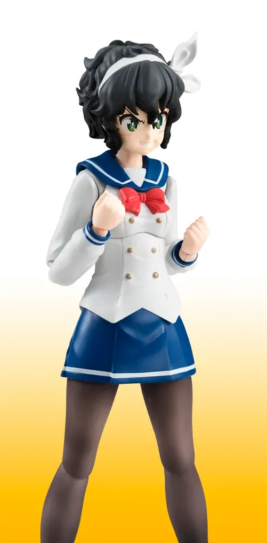S.H.Figuarts 天野恩紗(制服)＆SEROW225W(8) ※画像はイメージです。　(C)おりもとみまな(ヤングチャンピオン烈)／ばくおん!!製作委員会