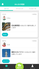 相談一覧画面