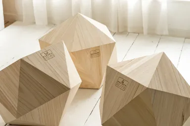 美しい白木のハウス