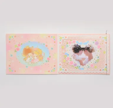 キキ＆ララ電報☆ハートフォトフレーム