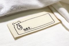 Tシャツ内側のタグ