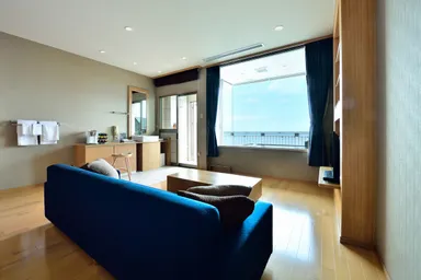 ツイン｜洋室＋源泉かけ流し温泉半露天風呂～オーシャンビュー～