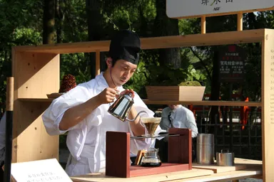 「神山湧水珈琲」ブース