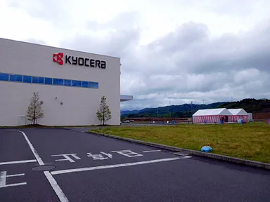 京都綾部第3工場の建設予定地（写真右）