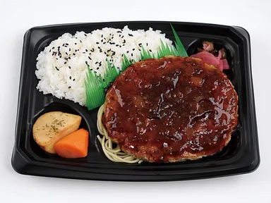 オニオンソースのBIGハンバーグ