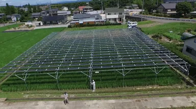 沢向発電所空撮
