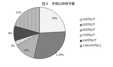 図4　年間の研修予算