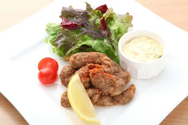 大豆ミートのフリット　まめまーじゅのタルタルソース添え(イメージ)
