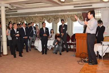 第1期生 加藤氏のスピーチ