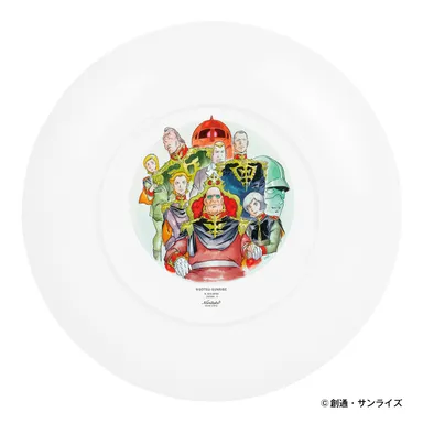 安彦良和×Noritake 機動戦士ガンダム THE ORIGIN シャア＆セイラ編完結メモリアルプレート　裏面