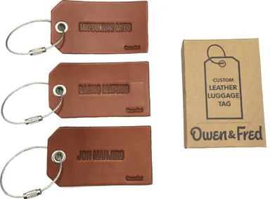 ワークハンズ別注デザイン トラベルネームタグ