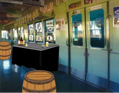 電車内イメージ「カウンター席」