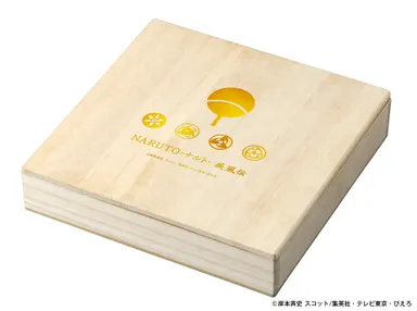 NARUTO-ナルト- 疾風伝 -万華鏡写輪眼- 美濃焼豆皿セット(桐箱)