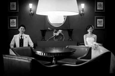 山方 伸 撮影　新郎新婦