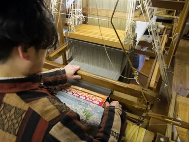 西陣金襴工房見学
