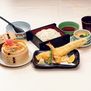 あなごと更科そば御膳