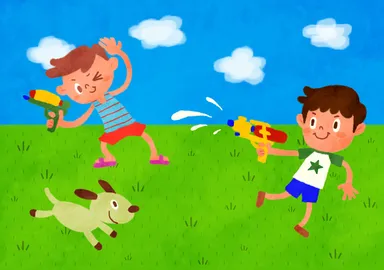 選手と勝負！ウォーターパーク イメージ