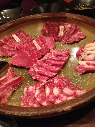 馬焼肉盛り合わせ