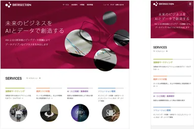 データセクション　ホームページリニューアル