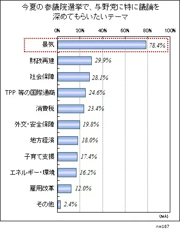2016年夏の参議院選挙の論争点について