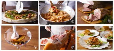 シェフのグルメパフォーマンス