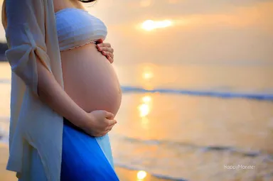 今井浜海岸にてマタニティフォト