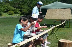 流しそうめん体験