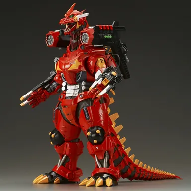 3式機龍(エヴァ2号機イメージカラー) 1