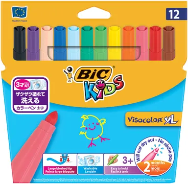 カラーペン太字 12色