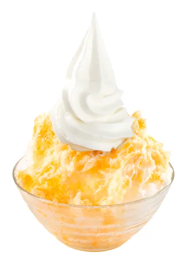 みかん氷 ミニ《白抜き》