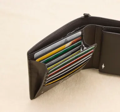 ダブルポケット　カード入れ